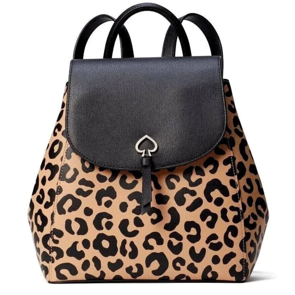 Kate Spade Adel Leopard Print Backpack